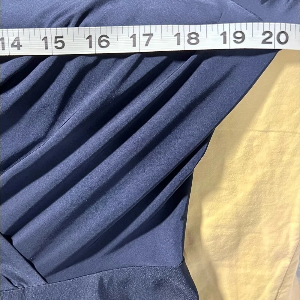 💙Alfred Sung,Timeless,Stunning Simple Elegance,Rich Navy,Mint Condition,Size 14 - Picture 8 of 15